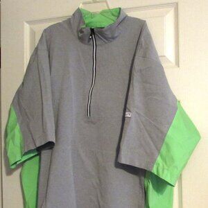 Men's FOOTJOY DRYJOYS Short Sleeve Top Zip Shirt  Size XL